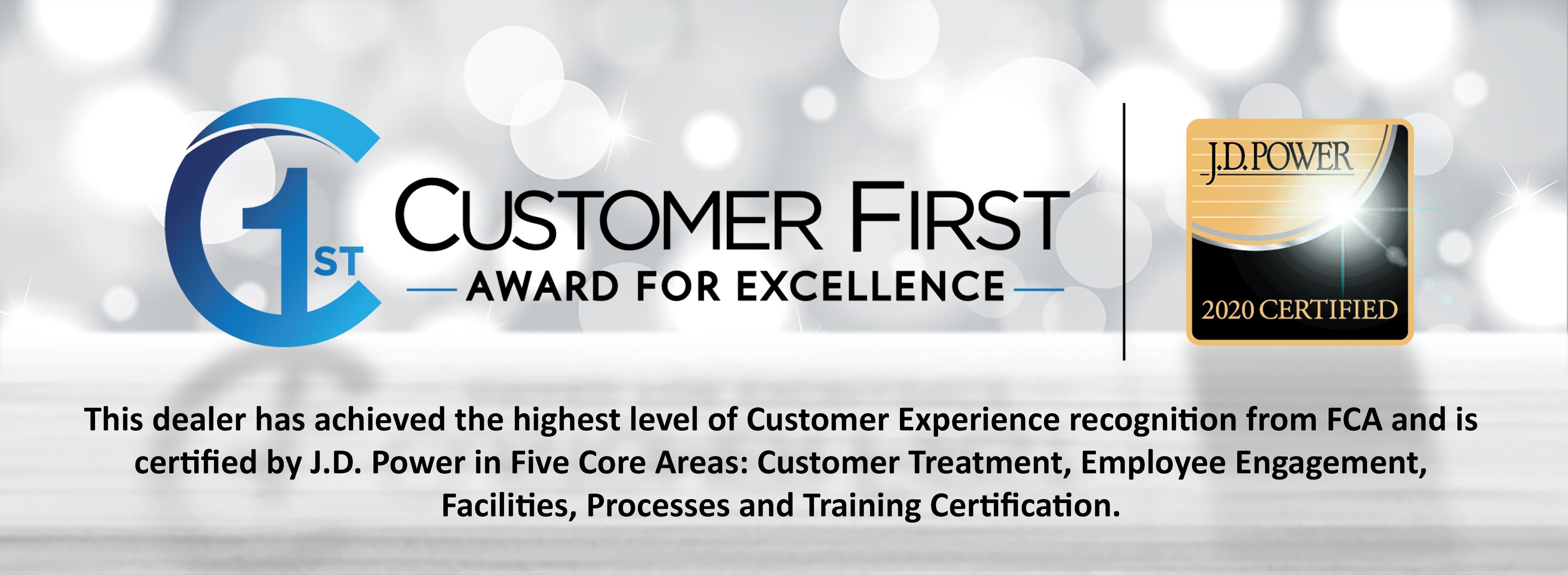 Customer First Award for Excellence for 2019 at Janssen Chrysler Jeep Dodge in North Platte, NE