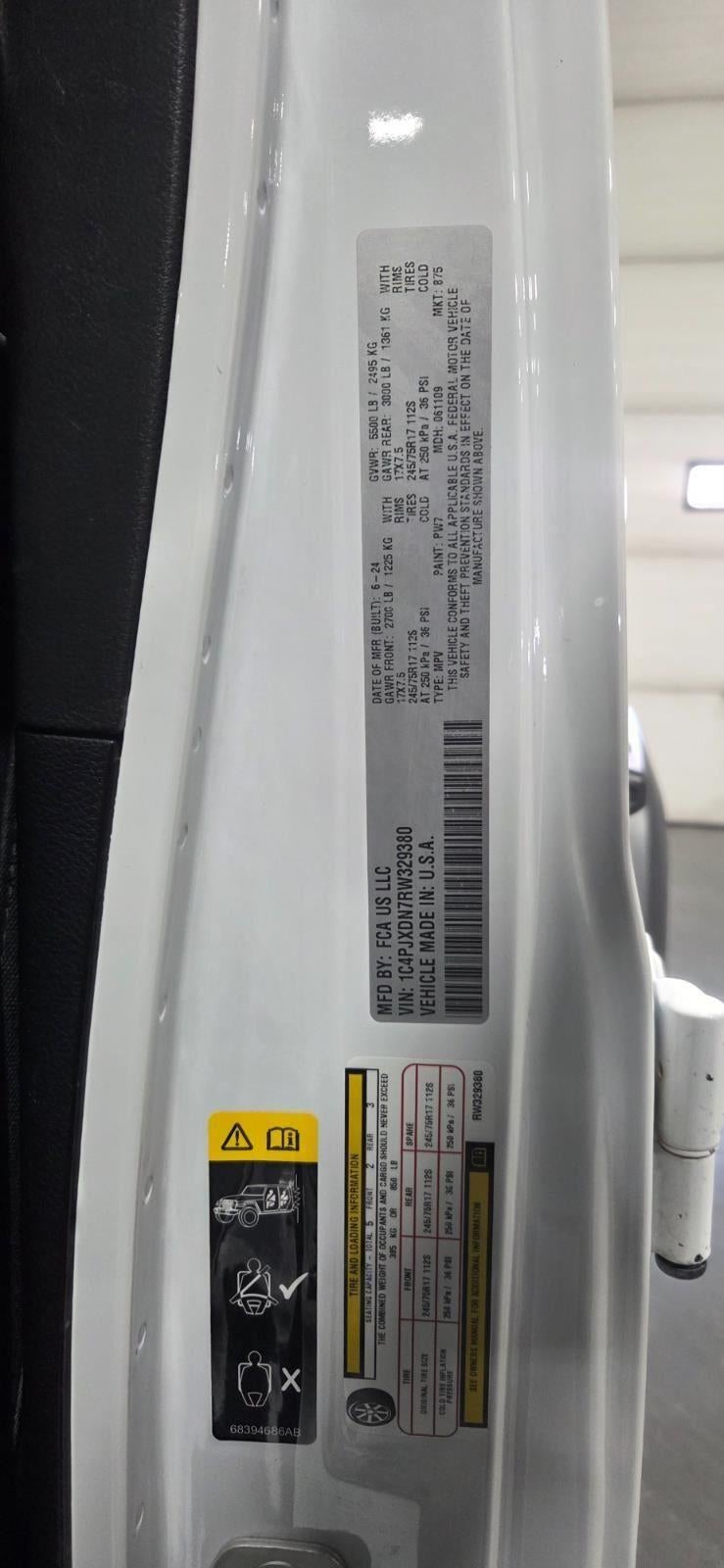 2024 Jeep Wrangler Sport S