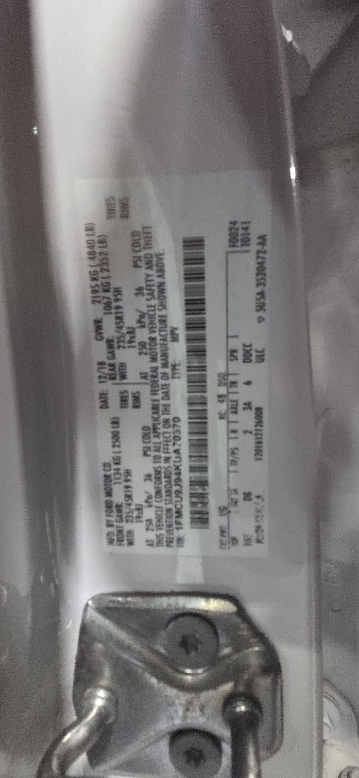 2019 Ford Escape Titanium